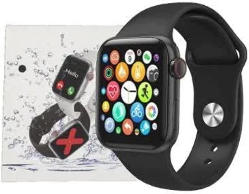 Generic Waterproof Smart Watch with Fitness Tracker Heart Rate Monitor Touchscreen Display Bluetooth Compatible Sports Wristwatch - Image 2