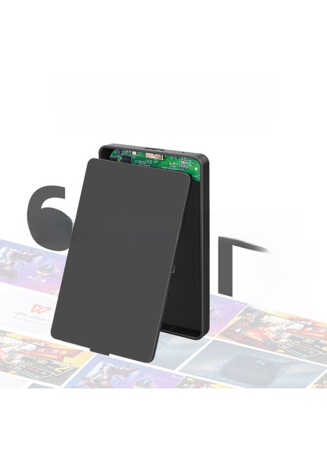 Generic 2.5 Inch USB3.0 Mobile Hard Disk Box Notebook Serial SATA Solid State Drive SSD Screw-free Hard Disk Box-Color:USB 3.1 Black  - Image 3