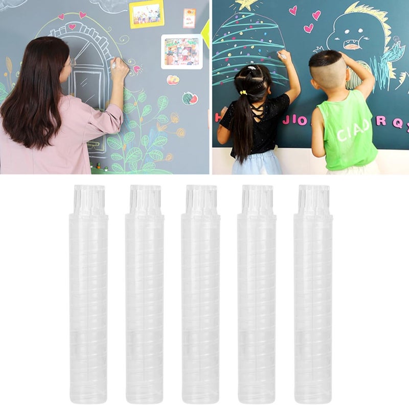 Water Soluble Chalk Covers 20PCS Plastic Holders For Classroom School Use - Image 3