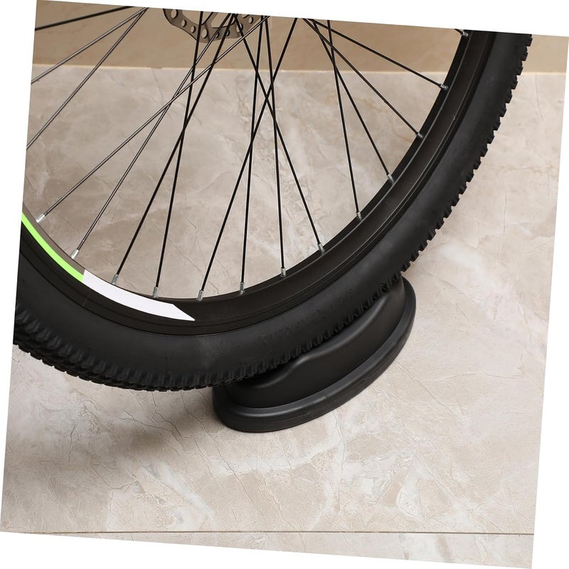 Kisangel Cycling Indoor Trainer Front Wheel Riser Leveling Stand for Road Mountain -Resistant Pad Indoor Training Sessions Lightweight Portable Design - Image 4