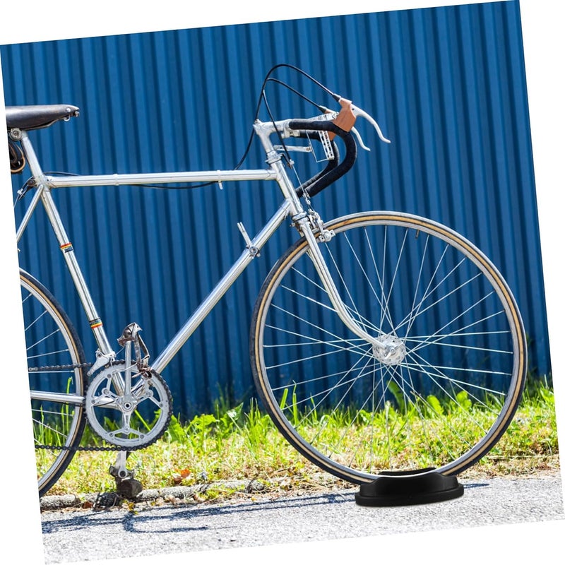 Kisangel Cycling Indoor Trainer Front Wheel Riser Leveling Stand for Road Mountain -Resistant Pad Indoor Training Sessions Lightweight Portable Design - Image 5