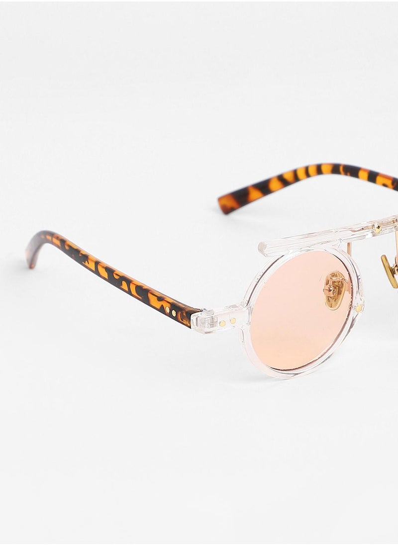 Haute Sauce - The Cirque Round Sunglasses - Transparent - Image 1