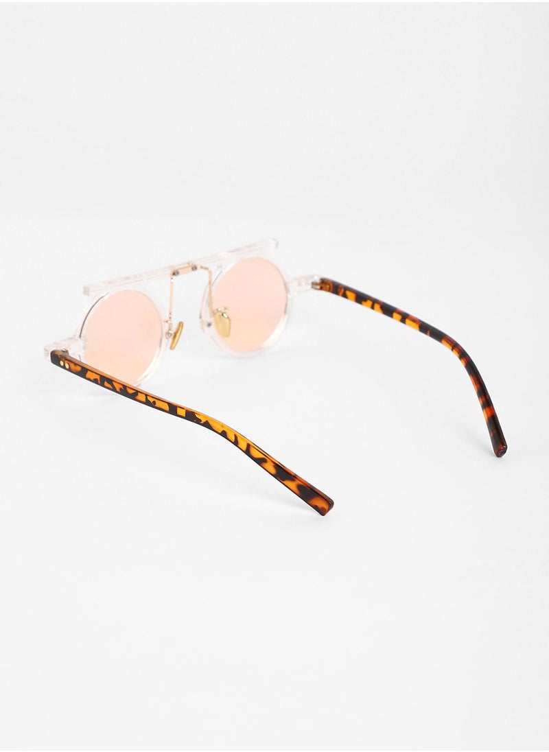 Haute Sauce - The Cirque Round Sunglasses - Transparent - Image 1