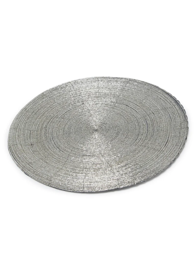 يسكن Dwell Plain Beaded Placemat
