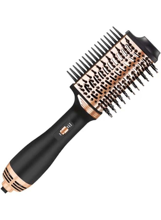 ENZO Professional فرشاة هواء ساخن ENZO EN-4130 2 في 1 مجفف شعر وفرشاة، 1200 واط، إعدادات حرارة وسرعة قابلة للتعديل، تصميم خفيف الوزن - النسخة الدولية - Image 3