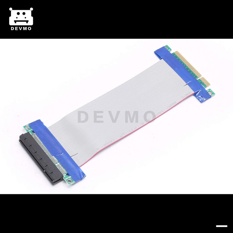 DEVMO PCI-Express 8X Riser Cable Premium PCI-E Port Extension Extender Card 19CM - Image 2