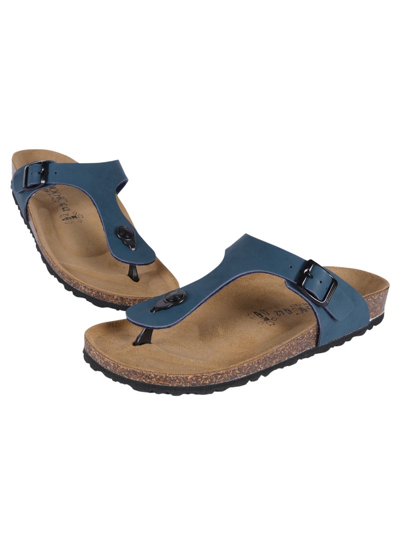 Biochic Mens Slim Thong Sandals 012-391 1830ST-Blue - Image 1