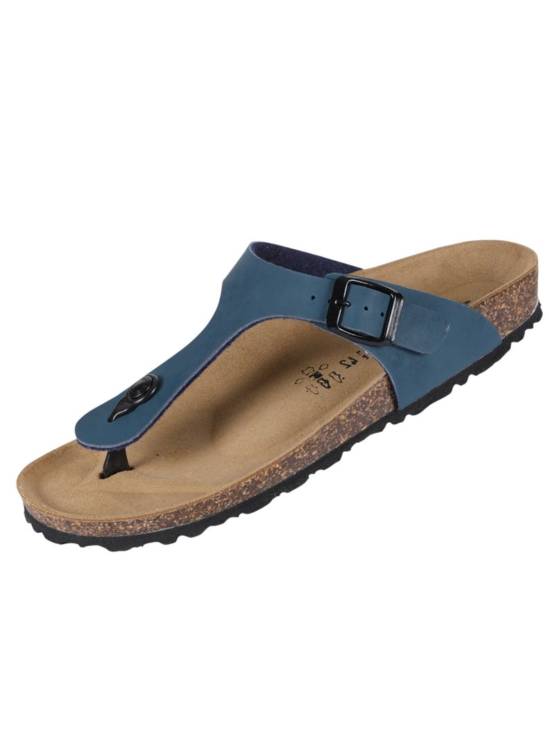 Biochic Mens Slim Thong Sandals 012-391 1830ST-Blue - Image 2