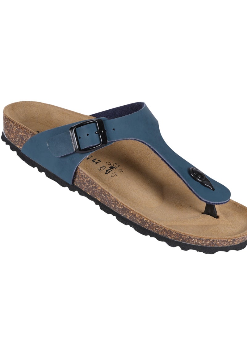 Biochic Mens Slim Thong Sandals 012-391 1830ST-Blue - Image 3