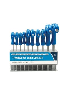 Duravel Duravel Hex Keys Set, 10 Pieces, 2mm - 10mm, T-Handle  - Image 1