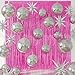 Seenelling 24 Pcs Disco Cowgirl Party Decoration 2026 Sets 22 4D Disco Ball Balloon Stars Balloons Metallic Tinsel Foil Fringe Curtains for Bachelorette Birthday Western PartyHot Pink - Image 2