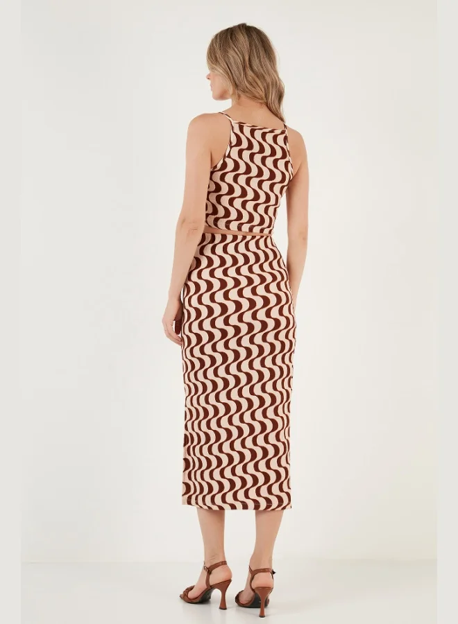 ليلا طقم ليلا ضيق بحمالات للنساء مع فتحة طقم ٥٨٦٥٢٧٨