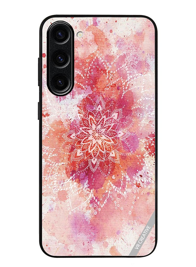 VR CREATIVE Protective Case Cover For Samsung Galaxy S24 Mandala Design Multicolour - Image 1