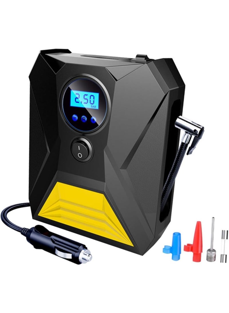 Air Compressor Tire Inflator Pump Car Portable 150 PSI Fast Inflation with LCD Screen [Cordless & Strong Power] Electric Tire Pump for Car Tire For Car Bicycle Motorcycles Ball - Image 1