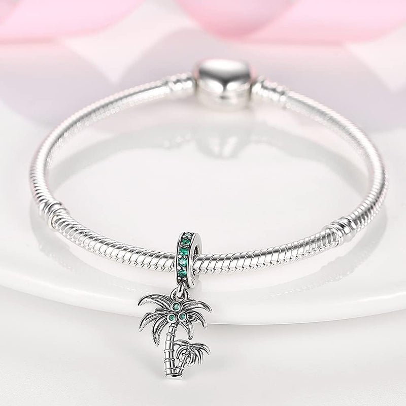 MULA 925 Sterling Silver Charms for Bracelets and Necklaces Airplane Passport Dangle Pendants Beads Butterfly Dragonfly Charms Jewelry Charm for Women - Image 1