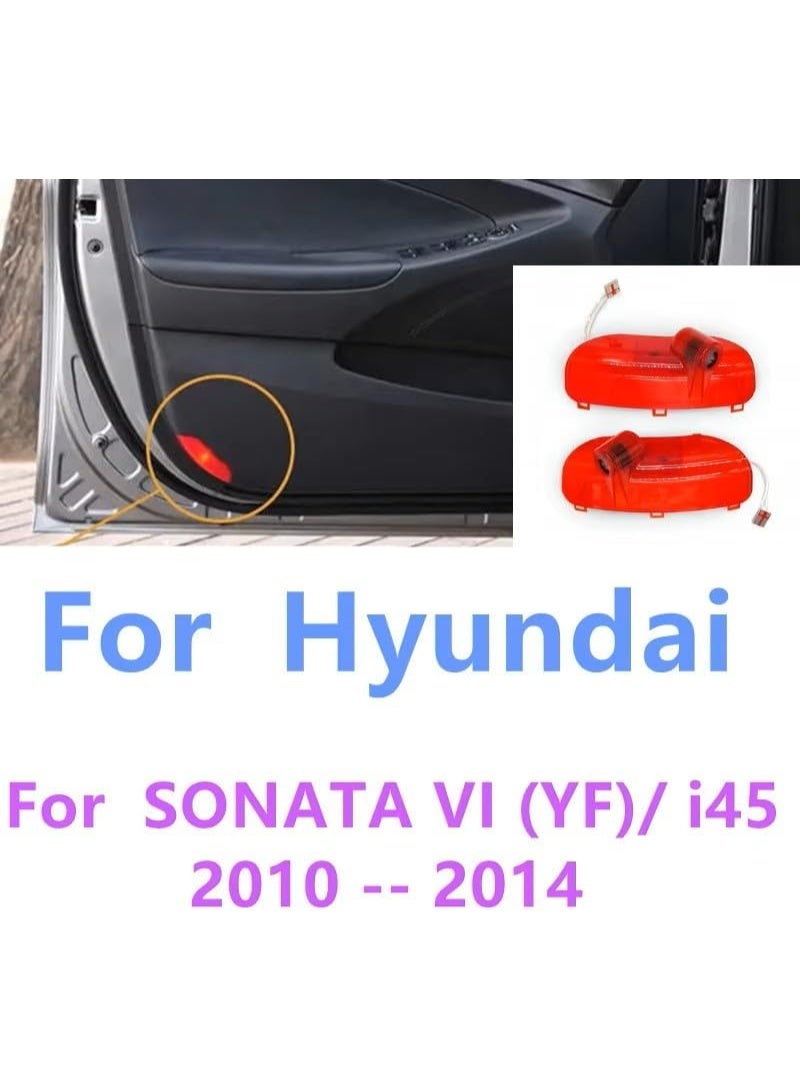 Vierex Car Door Welcome Light LED Logo Projector for Hyundai Sonata 8th Generation (2010-2014), HD Acrylic Lens Courtesy Door Shadow Lamp, Plug & Play Car Ambient Light Accessories - Image 3