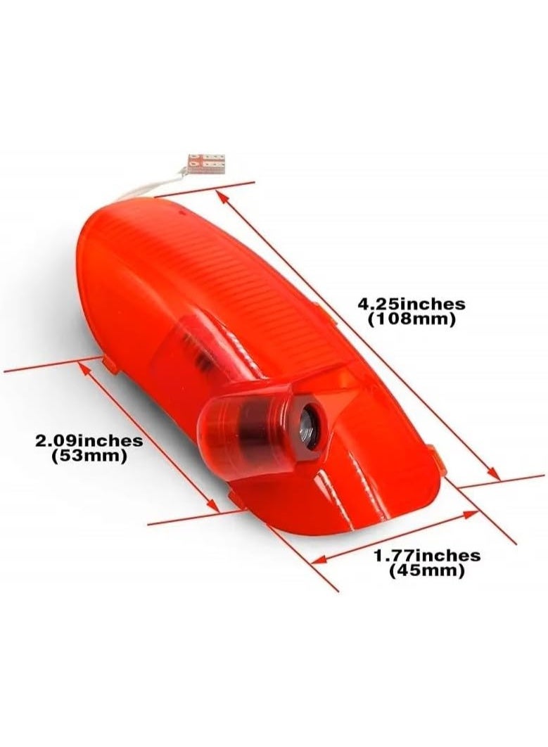 Vierex Car Door Welcome Light LED Logo Projector for Hyundai Sonata 8th Generation (2010-2014), HD Acrylic Lens Courtesy Door Shadow Lamp, Plug & Play Car Ambient Light Accessories - Image 4