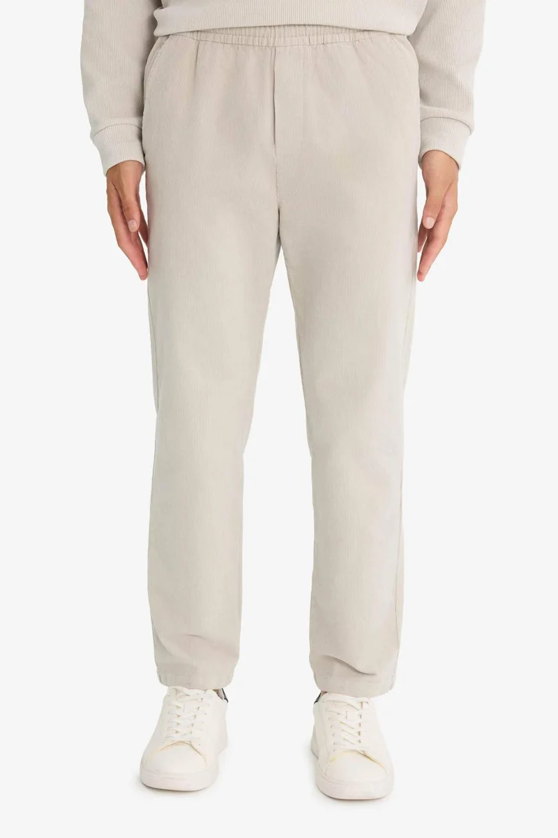 Defacto  Relax Fit Straight Leg Trousers for Men | Best Price UAE