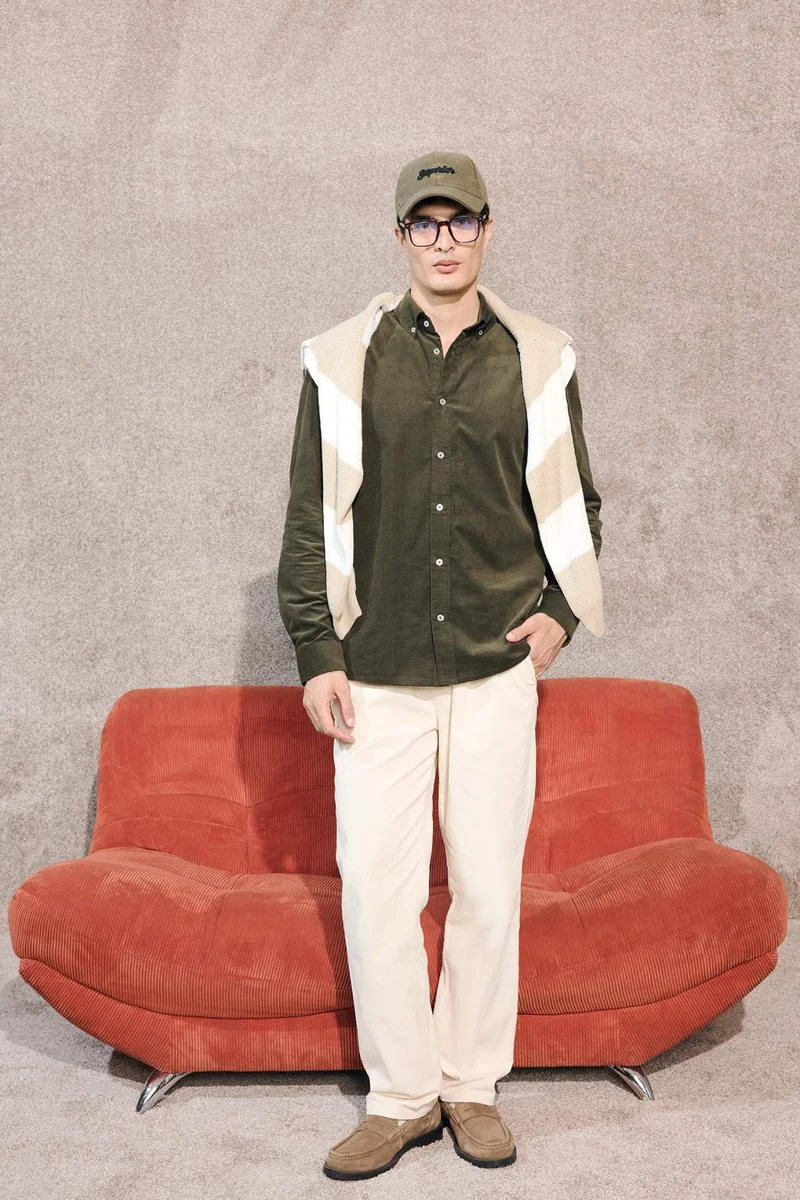 Relax Fit Straight Leg Trousers