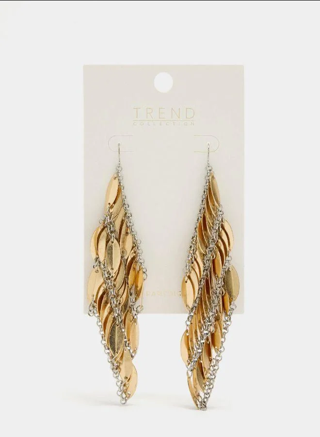 Parfois Multicolour Maxi long multi-petalled earrings for Women | Best Price UAE