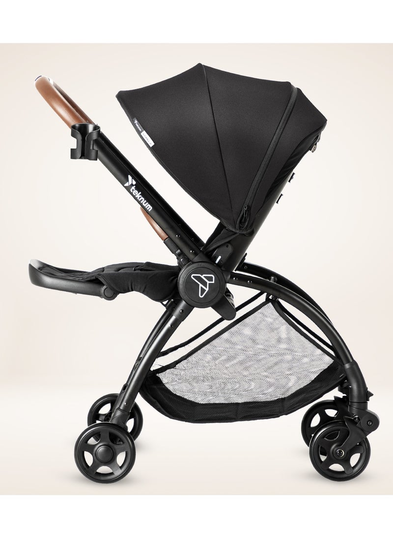 TEKNUM - Travel Stroll 2 Stroller With Reversible, Multi Recline Seat - Black - Image 1