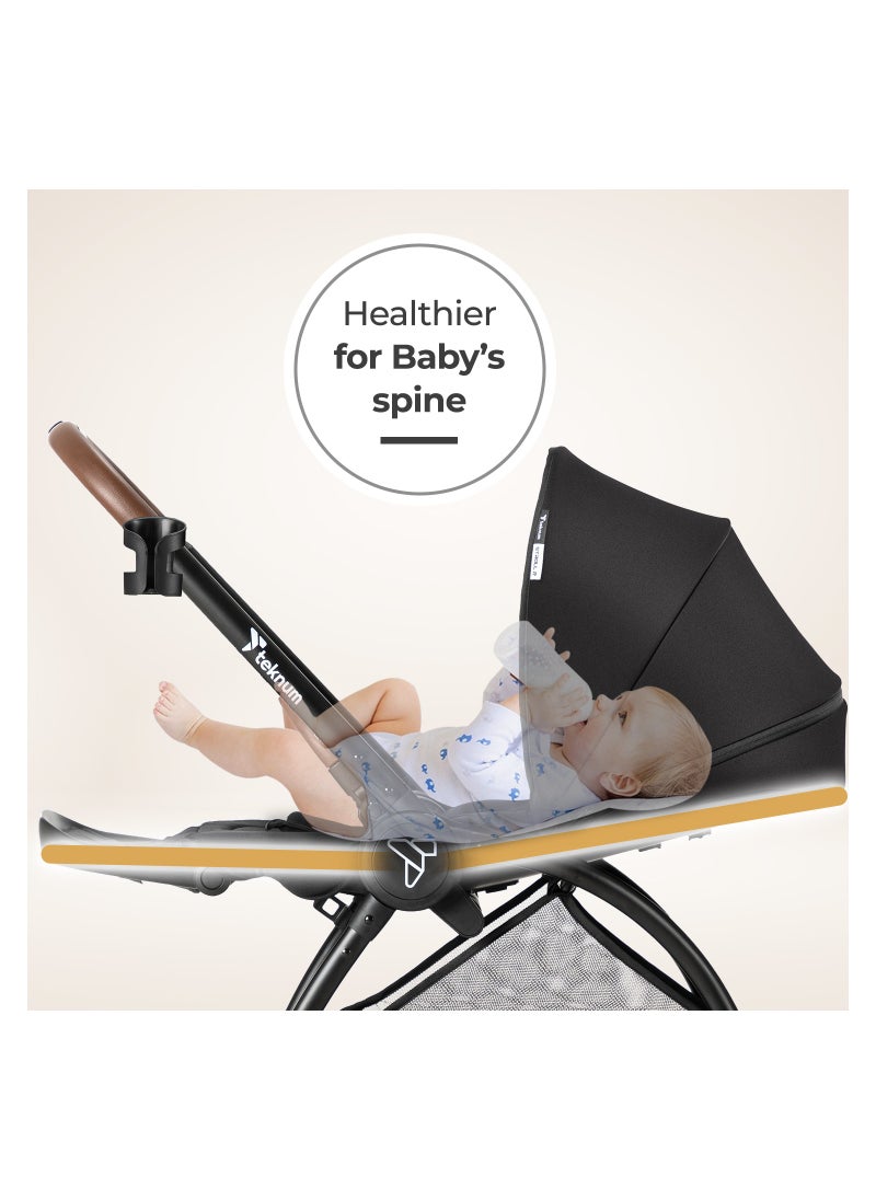 Travel Stroll 2 Stroller With Reversible, Multi Recline Seat - Black - pzsku/Z614570DF7B4C6F97ED6FZ/45/_/1702011386/bc288b2e-1eba-4d0d-9b7b-528fb459cc48