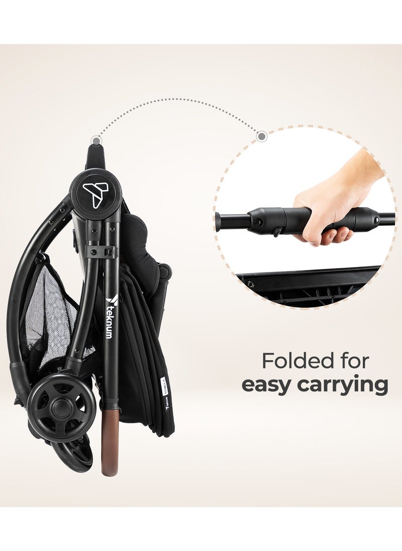 Travel Stroll 2 Stroller With Reversible, Multi Recline Seat - Black - pzsku/Z614570DF7B4C6F97ED6FZ/45/_/1702011387/555be421-14f5-47a3-828c-248c0dae0528
