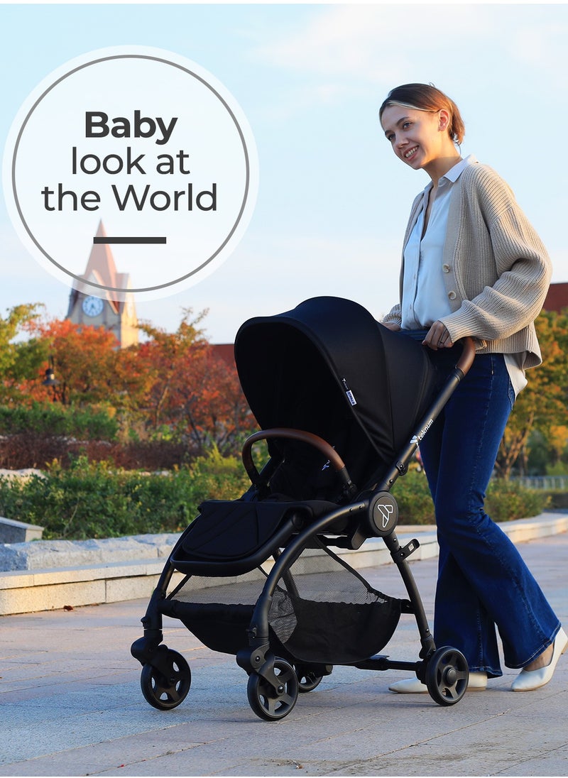 TEKNUM - Travel Stroll 2 Stroller With Reversible, Multi Recline Seat - Black - Image 1