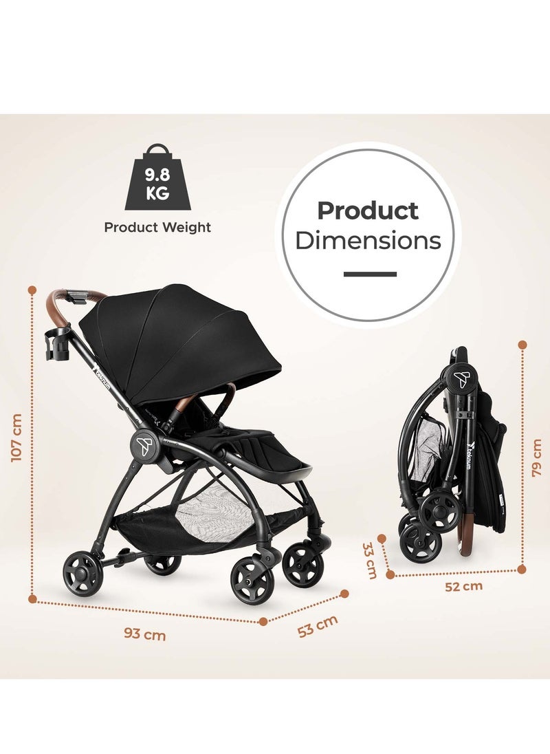 Travel Stroll 2 Stroller With Reversible, Multi Recline Seat - Black - pzsku/Z614570DF7B4C6F97ED6FZ/45/_/1702011390/458ba5dc-a759-40c8-b831-eb2471ec4e09