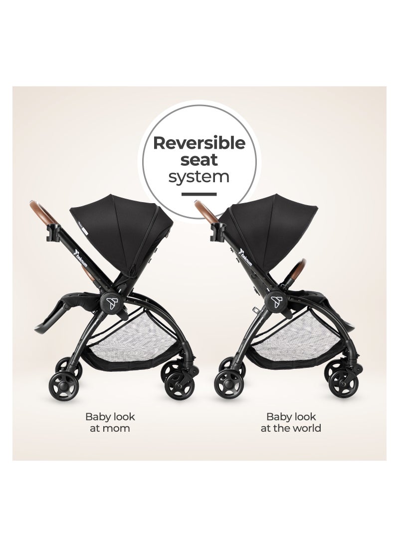 Travel Stroll 2 Stroller With Reversible, Multi Recline Seat - Black - pzsku/Z614570DF7B4C6F97ED6FZ/45/_/1702011399/5eb4e9a5-8c5d-4f25-a5f7-a0db6306fa2a