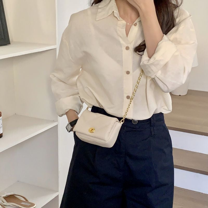 Bag Women'S 2023 New Trendy Small High Texture All-Match Rhomboid Single Shoulder Bag Chanel Style Crossbody Chain Small Square Bag - Image 1