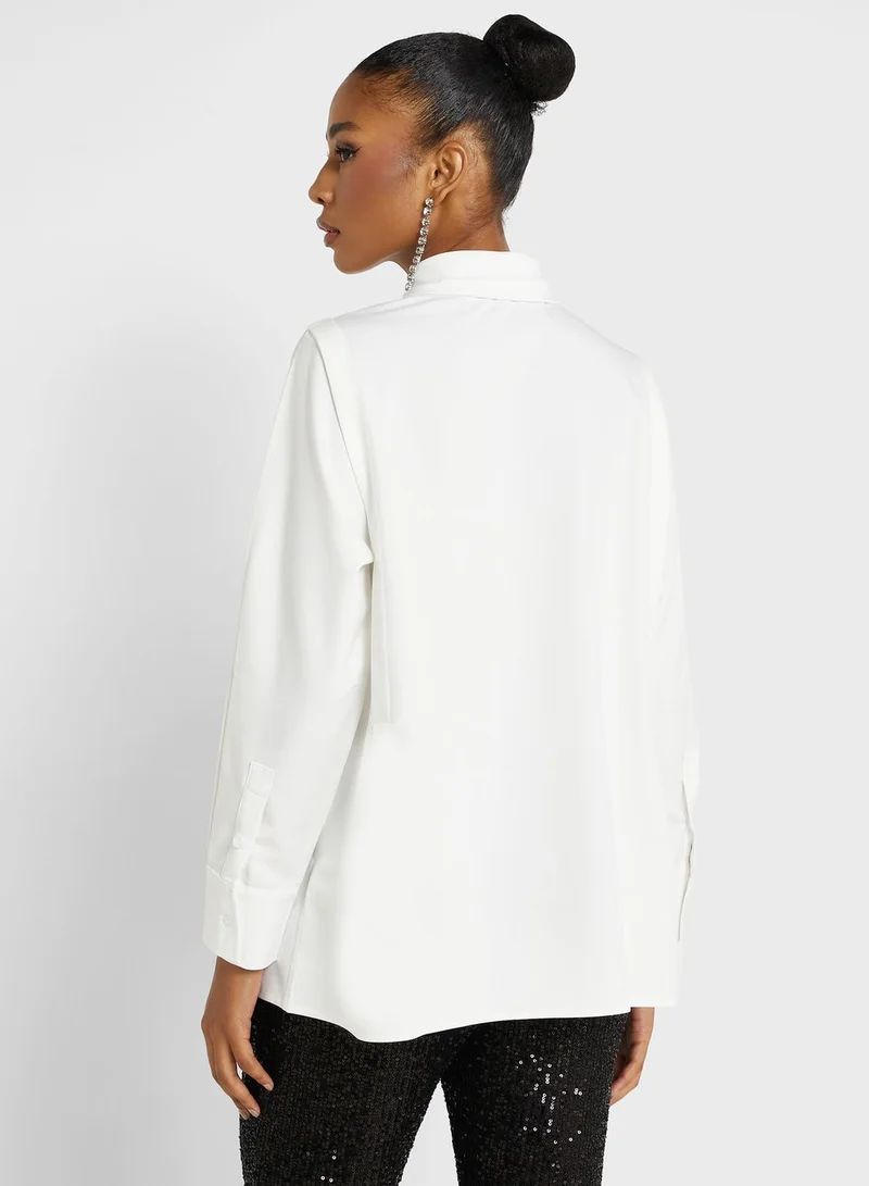4th & Reckless Puff Sleeve Button Down Shirt