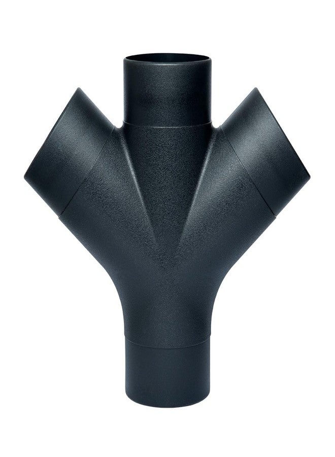 POWERTEC 70275 3-Way Dust Collection Fitting w/Y Shaped Design for 4 in Hose & Cuff - Image 1