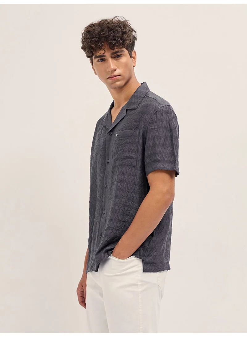 The Bear House  Men’s Classic Short Sleeve Casual Shirt – Lightweight, Breathable, and Designed for a Smart Yet Easygoing Look All Day Long for Men | Best Price UAE