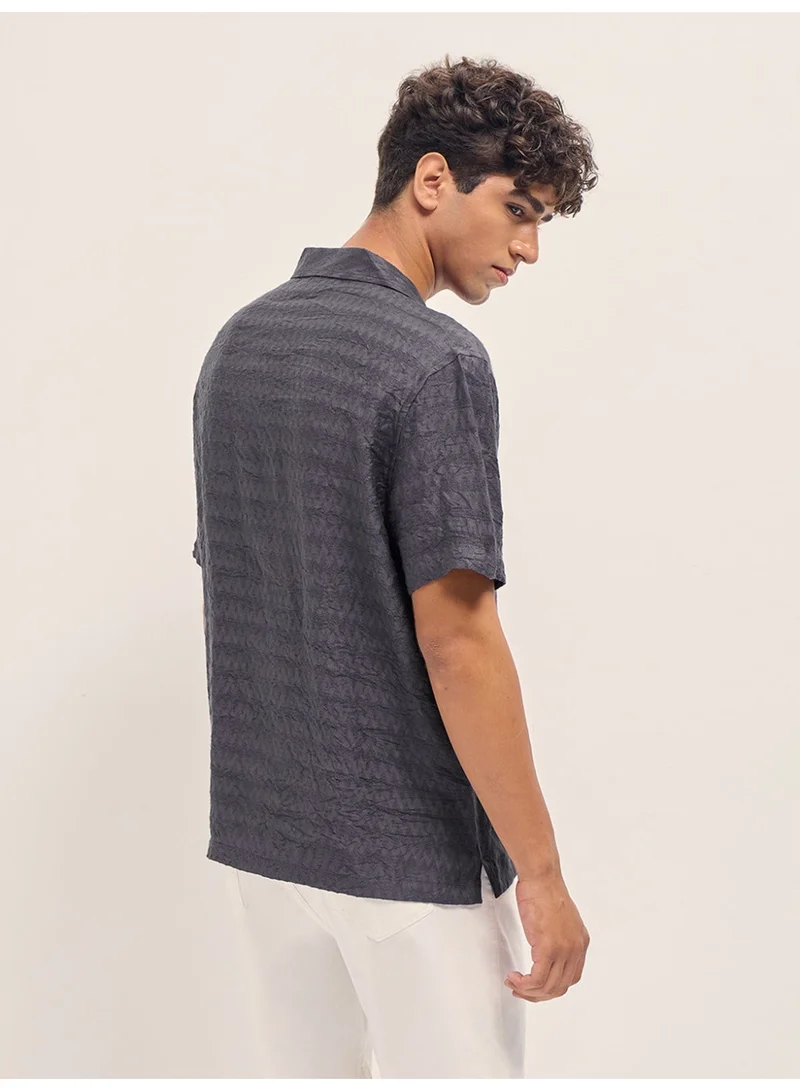 The Bear House  Men’s Classic Short Sleeve Casual Shirt – Lightweight, Breathable, and Designed for a Smart Yet Easygoing Look All Day Long for Men | Best Price UAE