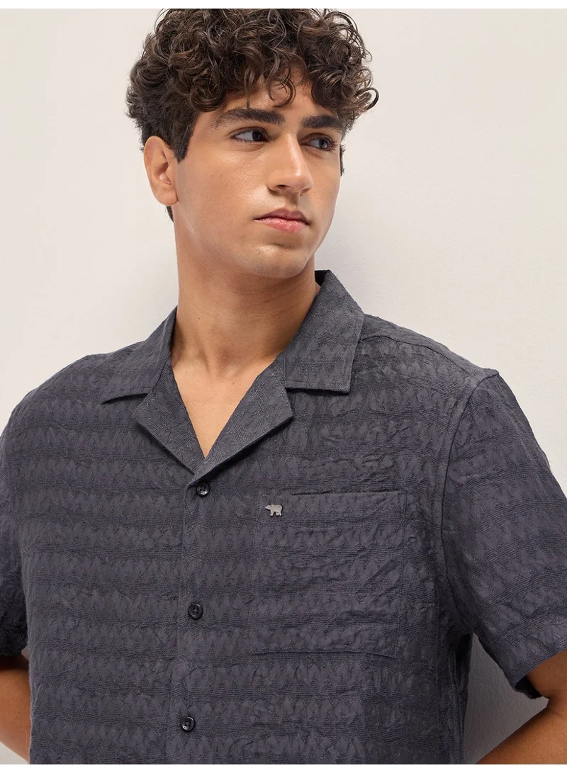 The Bear House  Men’s Classic Short Sleeve Casual Shirt – Lightweight, Breathable, and Designed for a Smart Yet Easygoing Look All Day Long for Men | Best Price UAE
