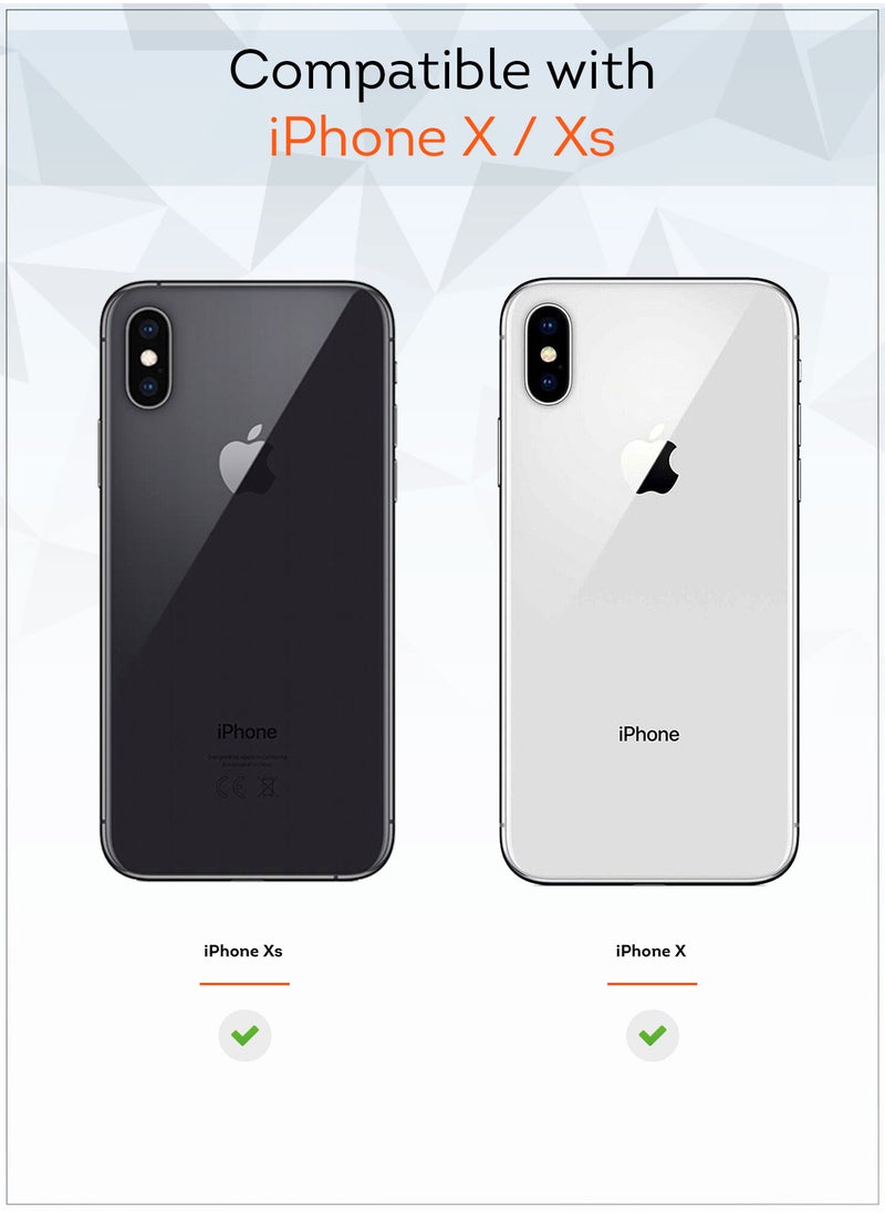 MOBILIUS - for iPhone X/XS Case, Shockproof Protective Phone Case Cover for iPhone X/XS, with Dubai in the moonlight Pattern - Image 1