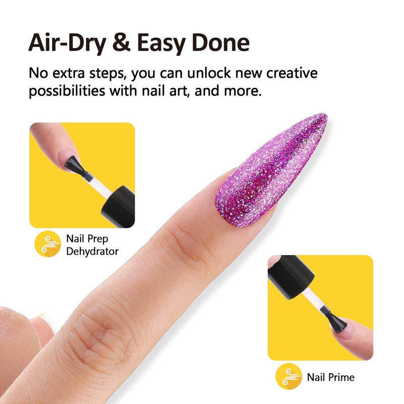 BURANO Natural Nail Gel Prep Dehydrator and Primer for Acrylic Nails and Gel Polish, Long Lasting Acid Free Primer 0.5 oz - Image 4