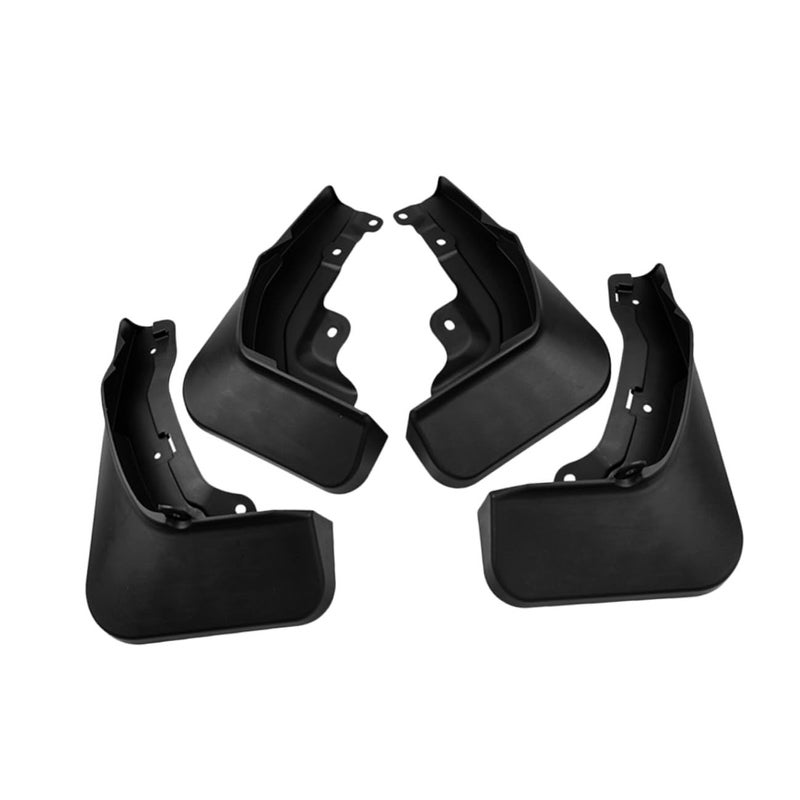 4Pcs Universal SUV Front Rear Tire Mud Flaps Splash Guards Mudguards Black - Image 2