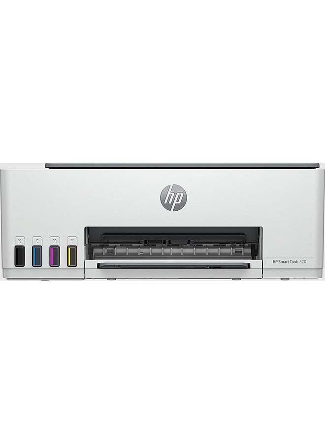 HP طابعة سمارت تانك 520 الكل في واحد، طباعة، مسح ضوئي، نسخ، طباعة ما يصل إلى 18000 صفحة باللون الأسود أو 6000 صفحة ملونة - [1F3W2A] - Image 1