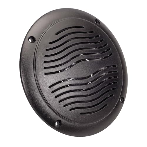 Magnadyne 5-inch Water Resistant Outdoor Speakers, Dual Cone, 25W Peak Power, Marine and RV Compatible (Black) - Image 4