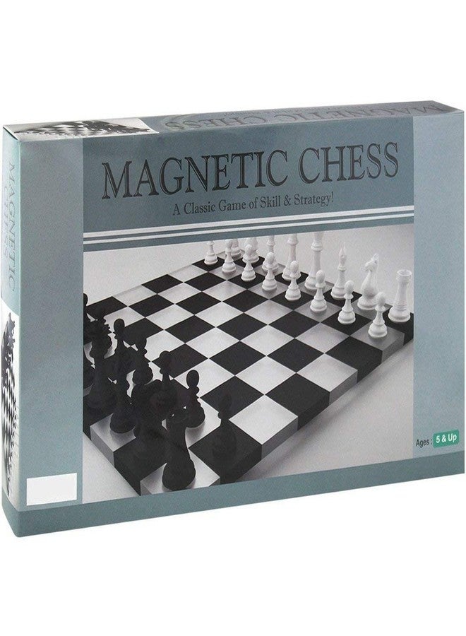 TOPTEAM Top Team Magnetic Educational Toys Travel Chess Set with Folding Board for Kids and Adults Black Color (12 Inch). - Image 3