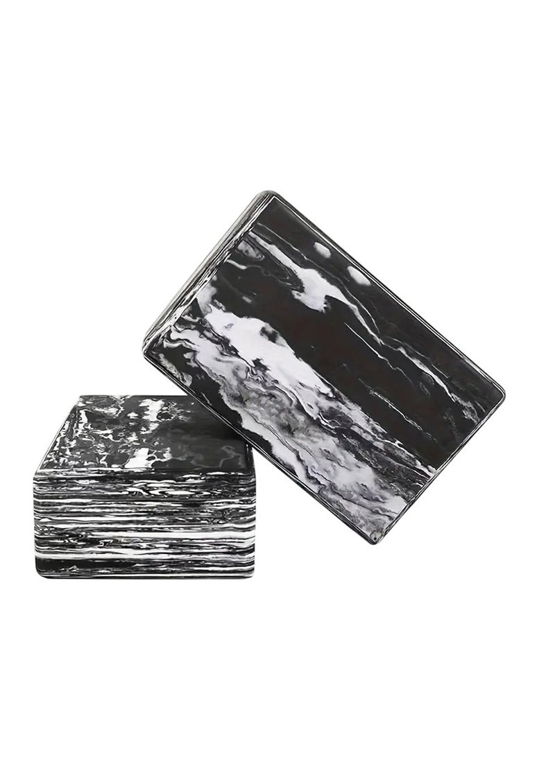 Spall Yoga Blocks -2 pc set - Unique Strong/Firm/Lightweight EVA foam support Block/Brick  - Image 1