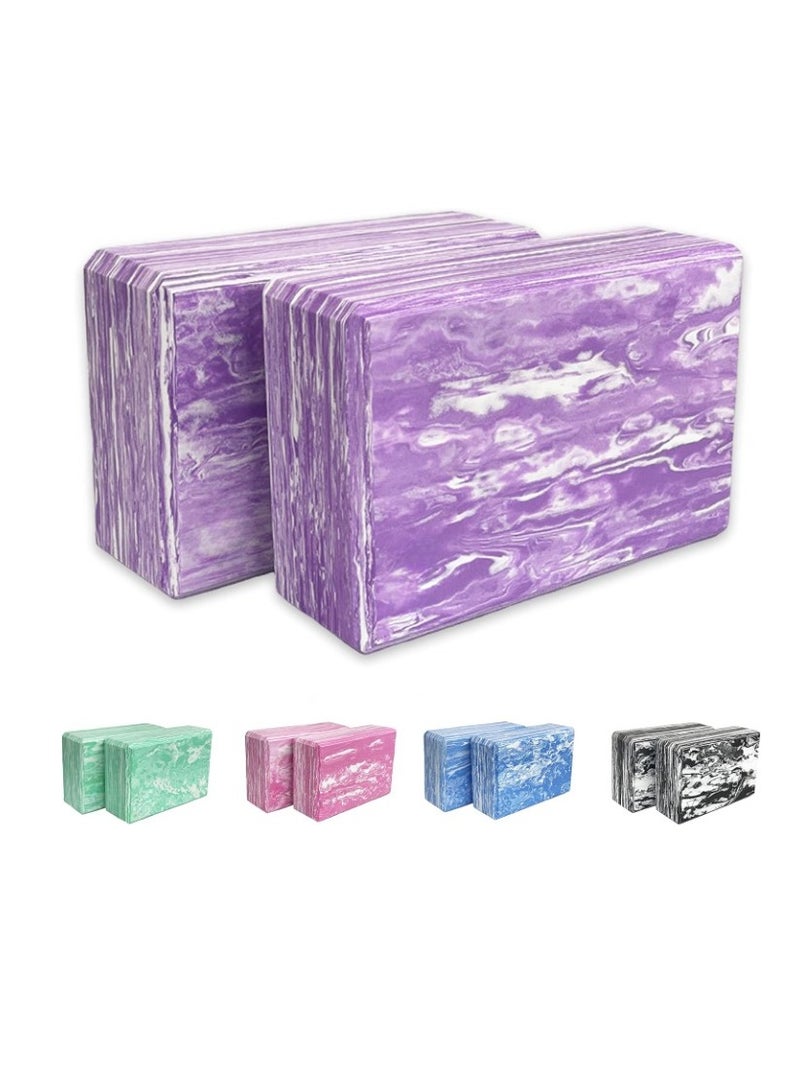 Spall Yoga Blocks -2 pc set - Unique Strong/Firm/Lightweight EVA foam support Block/Brick  - Image 4