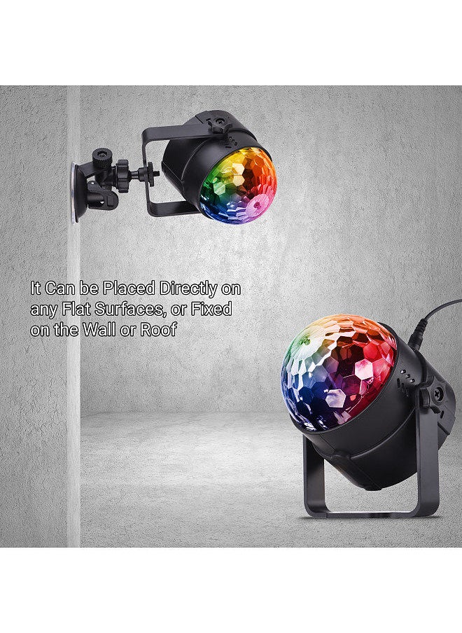 Generic - LED Light Colorful Party Light Flash Stage Lamp Disco Ball LED Stage Strobe Light Sound Activated with Remote Control for Party Disco Bars Clubs Stage Parks - Image 1