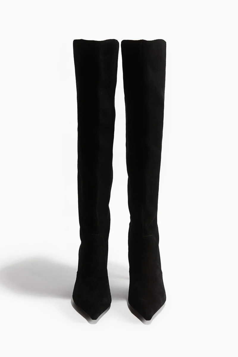 H&M Knee-High Suede Boots