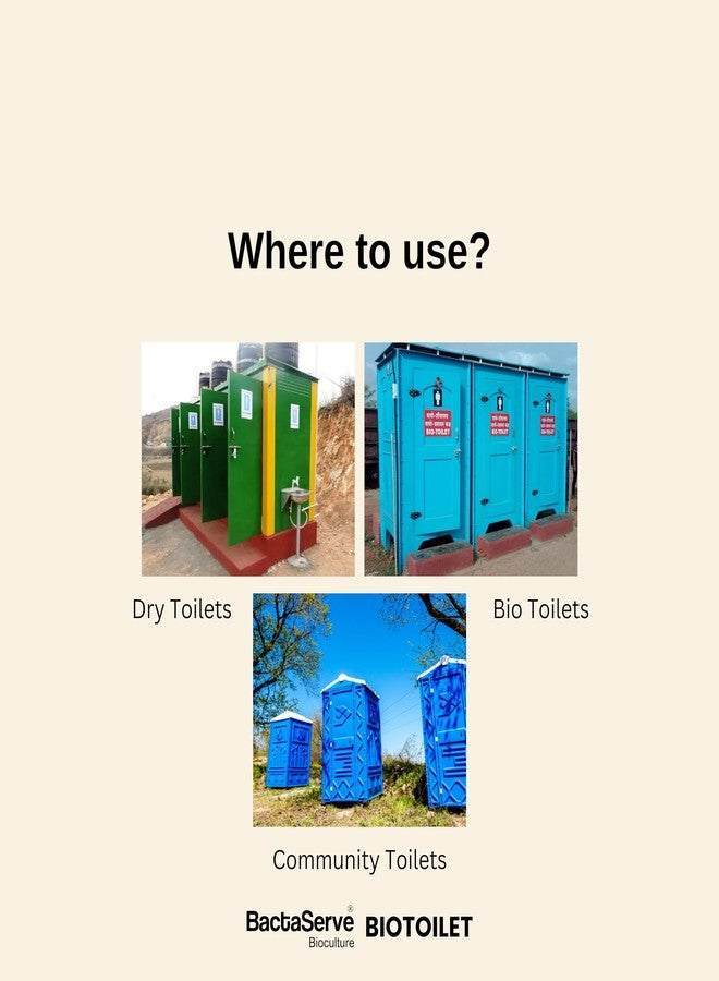 BactaServe - BioToilet Bacteria | 1Kg Bio Toilet Bacteria Powder | Human fecal waste & Sludge degrading bacteria | Customization for Freezy Area - Cold Region Bacteria - Image 5