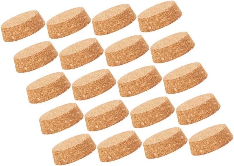 NALACAL Plugs Tapered Cork, 25Pcs Flowerpot Foot Tapered Cork, Stopper Large Cork, Stoppers Decanter Cork, Stopper Cork, Reusable Corks Stopper, Stopper Mason Jar Lid Cork, Lids Glass Bottle Drinks - Image 1