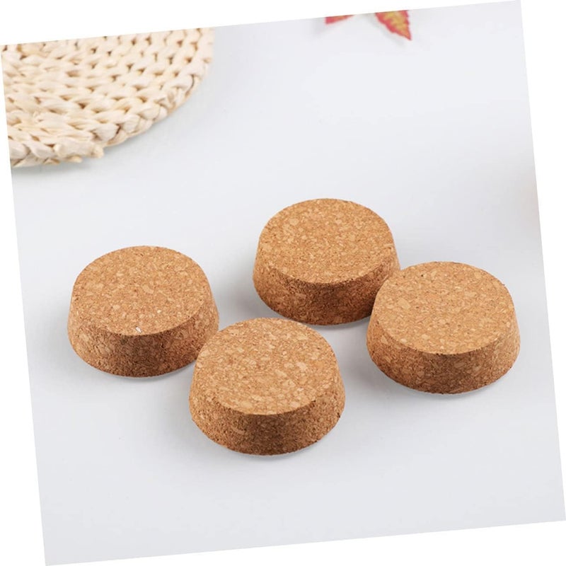 NALACAL Plugs Tapered Cork, 25Pcs Flowerpot Foot Tapered Cork, Stopper Large Cork, Stoppers Decanter Cork, Stopper Cork, Reusable Corks Stopper, Stopper Mason Jar Lid Cork, Lids Glass Bottle Drinks - Image 4
