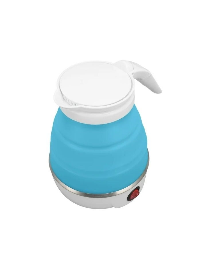 ELTRAZONE 600ml Foldable Electric Kettle – Portable Telescopic Travel Kettle with Collapsible Silicone Body, Fast Boil 600W, Food-Grade Safe – Ideal for Outdoor, Office & Hotel Use - Image 4